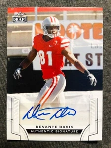 2015 Leaf Draft Devante Davis Rookie RC Auto Autograph Card - Picture 1 of 2