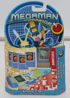 Megaman NT Warrior Battlechip 2004 paquete de 5 Mattel sellado Mega Man - #1 -  Foto 1 de 3