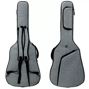 41 Inch Acoustic Guitar Bag Guitar Case Shoulder Straps Soft Guitar Gig Bag A... - Picture 1 of 6