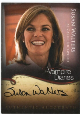 Vampire Diaries Season 1 Autograph Auto Card A17 Susan Walters as Carol Lockwood - Image 1 of 2