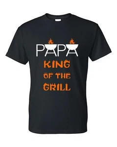Camisa a la parrilla del día del padre, camisa a la parrilla de papá rey de la parrilla, camisa a la parrilla de papá - Imagen 1 de 2