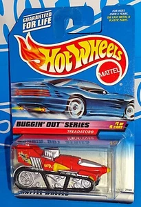 Hot Wheels 1999 Buggin' Out Series #941 Treadator rot mit MGWs ANTEATER - Bild 1 von 2