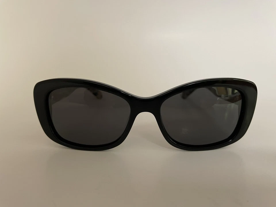 Authentic Kate Spade CLARETTA/PS WR7M9 Blk Plastic Butterfly Sunglasses Gry Lens - Image 1 of 4