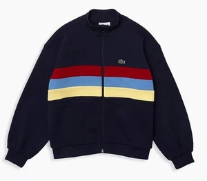 Lacoste Contrast Stripe Track Jacket Blue Boy’s Size 12 Style 0400014933562 - Picture 1 of 2