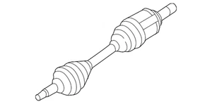 Genuine Ford Axle Assembly BB5Z-3B437-J - Picture 1 of 4