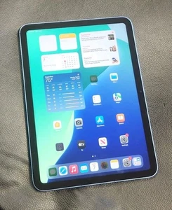 Apple iPad (10th Generation) A2757 64 GB, Wi-Fi + 5G, 10.9 in - Blue (( Great )) - Picture 1 of 10