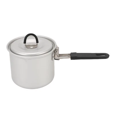 Small Milk Pot Portable Aluminum Fast Heating Foldable Camping Pot For Outd LS - Image 1 of 4