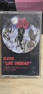 Slayer Live Undead,cassette,1985,metal blade records! - Picture 1 of 7