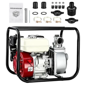 Gasoline Engine Water Pump Gas Powered Water Transfer Pump 2" 7HP 4-Stroke - Picture 1 of 16