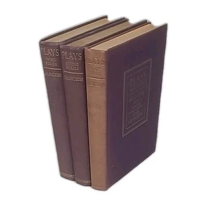 John Galsworthy Plays 1st 2nd 3rd Series 1913 1914 1930 Scribners HC 3 Vol Set - Bild 1 von 14