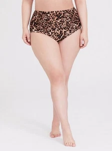 Torrid hoch geschnittene geraffte freche Badehose 3X - Bild 1 von 10