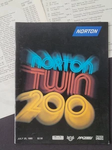 1980 USAC Michigan Norton Twin 200's Program/Lineup, J. Rutherford/Ruttman Win - Picture 1 of 14