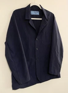 Blazer Aramark Unisex Ropa de Trabajo Azul Marino Cuello Abotonado - Imagen 1 de 10