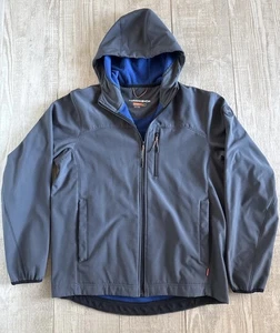 Hawke & Co Performance Men’s Lightweight Hooded Jacket All Season Gray Size-L - Picture 1 of 13