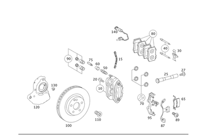 Disco de freno original Mercedes-Benz 221-421-13-12-64 Foto 1 de 2