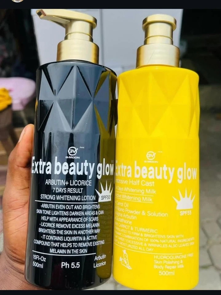 1X Loción Corporal Intensiva Blanqueadora Extra Beauty Glow Half C Foto 1 de 1