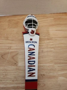 Molson Birra Rubinetto Manico Manopola Topper Fusto Bar Birra Canadese Hockey Goalie Maschera - Foto 1 di 7