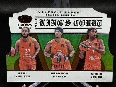 2023-24 Panini Crown Royale Euroleague - The King's Court Ojeleye Davies Jones - Image 1 of 3