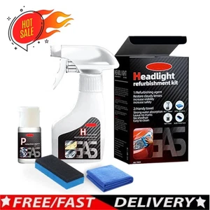 Headlight Liquid Polymer Headlights Chemical Polish Repair Fluid Refurbish - Picture 1 of 18