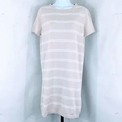 Vestido suéter de algodón a rayas Amina Rubinacci talla 4 Foto 1 de 4