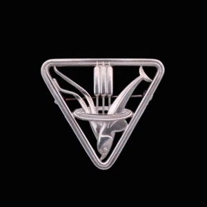 Georg Jensen. Sterling Silver Brooch #257 - Arno Malinowski. - Picture 1 of 4