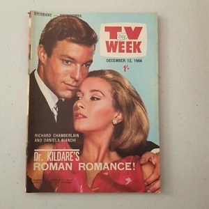 TV Week Brisbane December 12 1964 Richard Chamberlain Johnny O'Keefe article - Picture 1 of 1