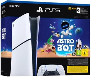 Sony Computer Ent. PS5 Console 1TB Digital Slim White Astro Bot Bundle - Foto 1 di 1
