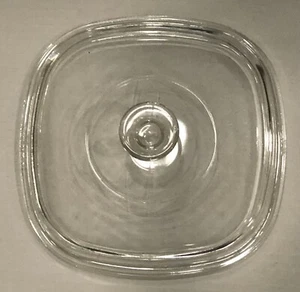Pyrex Corning Ware Clear Square Glass Replacement Lid 9” A-9-C  LID ONLY - Picture 1 of 2