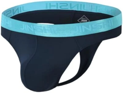 Men's Low-Rise Thongs Underwear - Comfy Gentle T-Back, Bulge Pouch G-Strings - Imagem 1 de 4