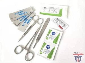 Kit de sutura quirúrgica avanzada, paquete médico de primeros auxilios trauma de viaje - Imagen 1 de 2