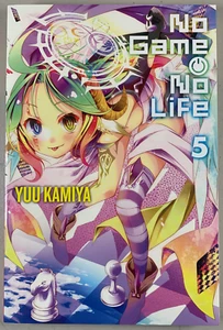 2016 No Game No Life Vol 5 Light Novel Yuu Kamiya Yen Press - Picture 1 of 6