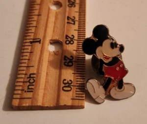 Mickey Mouse 1" Lapel Pin With Locking Back..Walt Disney Productions/ Vintage - Picture 1 of 2