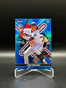 2022 Topps Finest JOSE MIRANDA Blue Refractor /150 Minnesota Twins RC Rookie!! - Picture 1 of 2