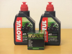 Motul scooter aceite / filtro de aceite Suzuki UH 125 / 200 Burgman año 2007 - 2020 - Imagen 1 de 1