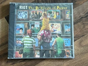 RIOT The Privilege Of Power OOP 1990 EUROPEAN CD album SEALED - Picture 1 of 4