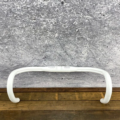 ITM Super 300 车把 31.8 毫米 46 Over Road Racing Anatomica 46 Ergo 白色 NOS — 第 1/4 张图片