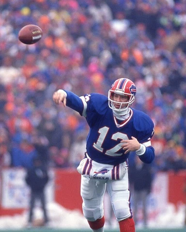 1993 Buffalo Bills JIM KELLY Glossy 8x10 Photo Football Print Playoffs Poster Cover