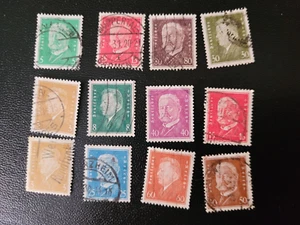 German Reich- 1928 German Presidents Mi 410-422 ex 419, 415, 413 - used stamps - Picture 1 of 1