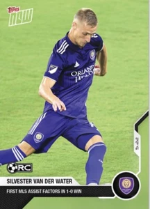 2021 TOPPS NOW MLS ROOKIE CARD ORLANDO CITY SC SILVESTOR VAN DER WATER #36 - Picture 1 of 1