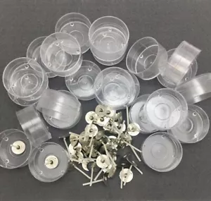 500 Plastic Tealight Cups Polycarbonate Containers Tea Light Molds - Picture 1 of 1