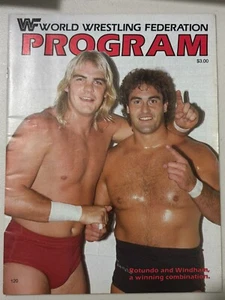 WWF Program 1984, Windham and Rotundo, Brutus Beefcake, Johnny Valiant - Picture 1 of 4
