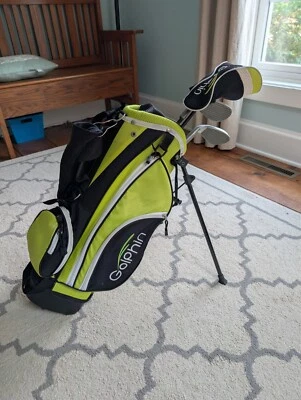 Golphin GFK 526 Junior Golf Club Set (Ages 5-6 / 43-47") - Green/Black. RH - Image 1 of 4
