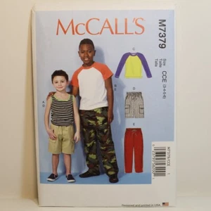 McCall's Sewing Pattern M7379 Children's/Boys' Tops & Pants Sizes 3-6 UNCUT - Picture 1 of 3
