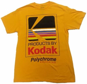 Kodak Camera Polychrome Graphics Vintage Mens T-Shirt (Yellow) - Picture 1 of 5