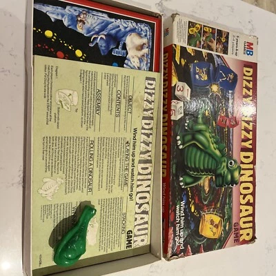 Vintage Dizzy Dizzy Dinosaur by MB Games 1987 Retro Near Complete Board Game - Image 1 of 4