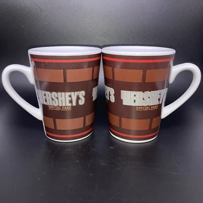 2 Hershey's Special Dark Chocolate Coffee Cup Mug Galerie Ceramics 33287 - Image 1 of 4