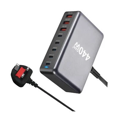 440W USB C Charger Portable Desktop Charging Station for Home Working Office - Image 1 of 4