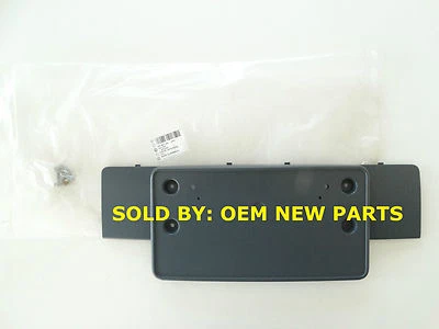 2002-2005 Audi A4, Avant Wagon, A4 Sedan Front Bumper License Plate Bracket GRAY Foto 1 de 4
