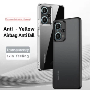 Für Xiaomi Poco F5, Luxus antigelb transparent Bayer Abdeckung Etui weiche Stoßstange - Bild 1 von 11