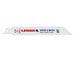 25 Pack - LENOX 20493B610R 6" 10TPI Wood & Metal Cutting Reciprocating Saw Blade - Picture 1 of 1